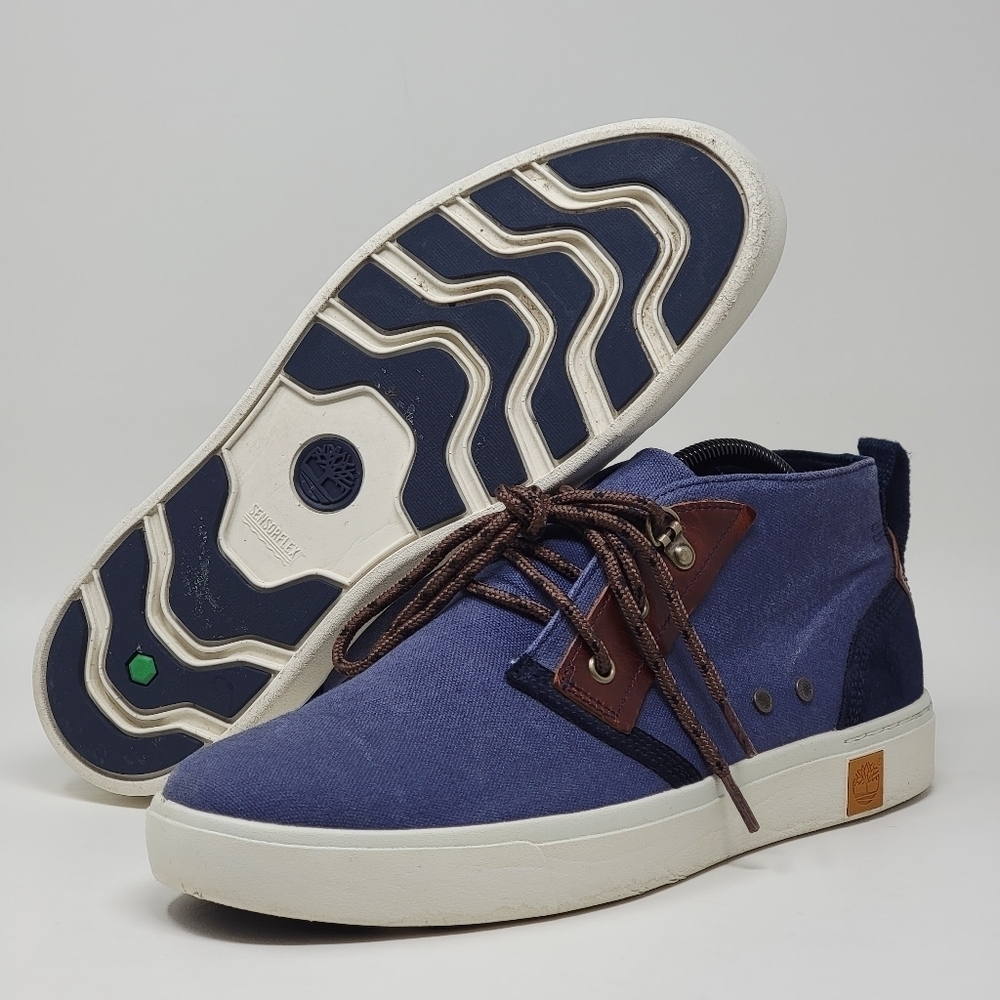 Timberland Mens Amherst Chukka A1709‎ Lace Up Casual Sneakers Shoes Size 10.5